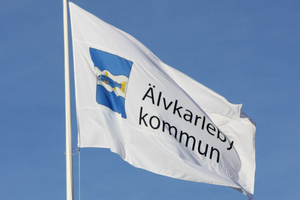 Bild på Älvkarleby kommuns flagga