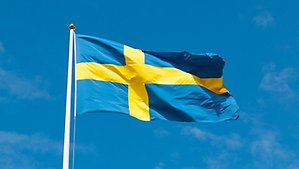 Bild på svensk flagga